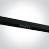 12W linijinis šviestuvas į magnetines sistemas ONELIGHT MAXI, juodas, 3000K, 42104B/B/W