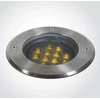 12x1,5W LED įleidžiamas į žemę lauko šviestuvas, plieno sp., 3000K, IP67, reguliuojamas šviesos kampas, 69074C/W