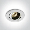 13W įleidžiamas šviestuvas, baltas, 3000K, IP54, 11113D/W/W