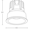 13W LED įleidžiamas šviestuvas, baltas, 3000K, S077