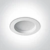 13W LED įleidžiamas vonios šviestuvas, baltas, 3000/4000/5000K, IP54, 10113B/W/V