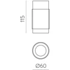 13W LED lubinis šviestuvas LUX, aukso/juodos sp., 3000K, P3989000ON