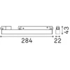 13W LED šviestuvas į magnetinę sistemą EGO, juodas, 2700K, 48V, 340104