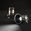 13W LED šviestuvo ZEUS apvalus rėmelis, juodas, 323527