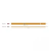 13W/m LED COB juosta, 24V, 528LEDs/m, 3000K, IP20, 5m ritė, LS56