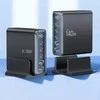 Tech-Protect DC140W-GAN 5 PORT PD140W/QC3.0 įkrovimo stotis - Juodas