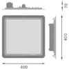 Ledvance 145W LED panelė CANOPY COMPACT, balta, 4000K, 40x40cm, dimeriuojama, IP66