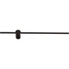 14,5W LED sieninis šviestuvas LEO, juodas, 3000K, 4271400