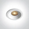 14W LED įleidžiamas šviestuvas, baltas, 3000/3500/4000K, su filtru nuo akinimo, 10114DH/W/V