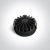 14W LED įleidžiamas šviestuvas su filtru nuo akinimo, juodas, 3000/3500/4000K, 10114DH/B/V