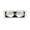 14W LED įleidžiamas šviestuvas TWIST DOUBLE, 3000K (šiltai balta), baltas