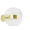 14W LED sieninis šviestuvas CAPRI WALL 1, aukso sp., 3000K
