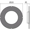 14W LED sieninis šviestuvas TATOO, baltas, 3000K, 01-2688