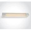 Sieninis šviestuvas 14W LED sieninis vonios šviestuvas, baltas, 3000K, IP44, 38114R/W/W