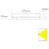 Sieninis šviestuvas 14W LED sieninis vonios šviestuvas, baltas, 3000K, IP44, 38114R/W/W