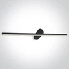 Sieninis šviestuvas 14W LED sieninis vonios šviestuvas, juodas, 3000/3500/4000K, IP44, 38114N/B/V