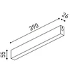 150W magnetinių bėgelių maitinimo šaltinis dėžutėje, 48V, juodas