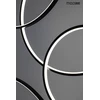 156W LED pakabinamas šviestuvas CIRCULO SIX, juodas, 3000K