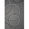 156W LED pakabinamas šviestuvas CIRCULO SIX, juodas, 3000K