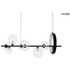 15W LED + 7xG9 pakabinamas šviestuvas ALURE LINE 90, juodas, 3000K, lemputės parduodamos atskirai