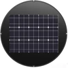 15W LED gatvės šviestuvas su saulės baterija LUVIA, juodas, 6500K, su judesio davikliu, IP54
