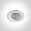 15W LED įleidžiamas šviestuvas, baltas, 3000K, 10115CA/W/W