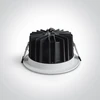 15W LED įleidžiamas šviestuvas, baltas, 3000/4000/5000K, 10115CA/W/V