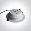 15W LED įleidžiamas šviestuvas, baltas, 3000/4000/5000K, 10115T/W/V