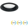 15W LED įleidžiamas šviestuvas LUIGI, juodas, 3000/4000/6500K, 4335001