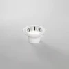 15W LED įleidžiamas šviestuvas MACK, baltos/chromo sp., 3000K