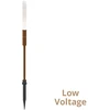 1,5W LED įsmeigiamas lauko šviestuvas STICK, rūdžių sp., 3000K, IP65, 70cm, 24V, 4320600