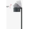 15W LED įsmeigiamas/pastatomas šviestuvas HASTA R GARDEN, tamsiai pilkas, 3000K, dimeriuojamas