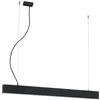 Pakabinamas šviestuvas 15W LED pakabinamas linijinis šviestuvas SASA, juodas, 3000K, DALI, 580mm, 3917-00058-3-B-P-D3
