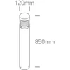 15W LED pastatomas lauko šviestuvas, antracito sp., 3000K, 67034/AN/W