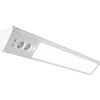 Sieninis šviestuvas 15W LED paviršinis kampinis šviestuvas su kištukiniu lizdu ir USB HABILIS, baltas, 4000K