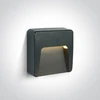 1,5W LED sieninis šviestuvas, antracito sp., 2700/3300/4000K, IP65, 67417/AN/V