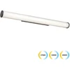 Sieninis šviestuvas 15W LED sieninis veidrodžio šviestuvas ROMINA, juodas, 2700/3300/4000K, IP44, 4334000