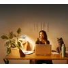 15W LED stalo šviestuvas SUN@HOME PANAN DESK DISC, baltas, 2200-5000K, išmanus+WiFi valdymas