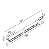 15W LED šviestuvas COMFORT OUT 292 į magnetinę sistemą PICO_LINE, juodas, 3000K, 30°, dimeriuojamas