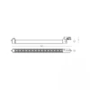 15W LED šviestuvas į 3 fazių bėgelius, juodas, 2700/3000/4000K, S244