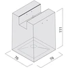15W LED šviestuvas, montuojamas į XFORT bėgelį, 48V, juodas, 2700K, IP65, dimeriuojamas, FRT42UWW PF SBK