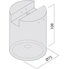 15W LED šviestuvas, montuojamas į XFORT bėgelį, 48V, juodas, 2700K, IP65, dimeriuojamas, FRT41UWW PF SBK