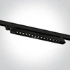 15X1W LED linijinis bėgelio šviestuvas, juodas, 3000K, 65024TA/B/W