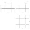 161W LED pakabinamas šviestuvas COORDINATES S4, šampano sp., 2700K, dimeriuojamas