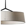 16,7W LED pakabinamas šviestuvas DAMA, juodos/smėlio sp., 2700K, DALI, įleidžiamo montavimo laikiklis