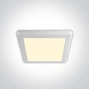 16W įleidžiama panelė, balta, 3000K, 62116FA/W/W