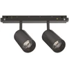 16W LED akcentinis šviestuvas į magnetinę sistemą EGO, juodas, 2700K, 48V, DALI, 340241