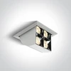 16W LED įleidžiamas pakreipiamas šviestuvas, baltas, 3000K, 51406B/W/W