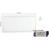 16W LED panelė THORGEON GEN2 60x30cm, balta, 4000K