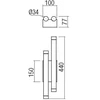 16W LED sieninis šviestuvas MADISON, vario sp., 3000K, 01-2034